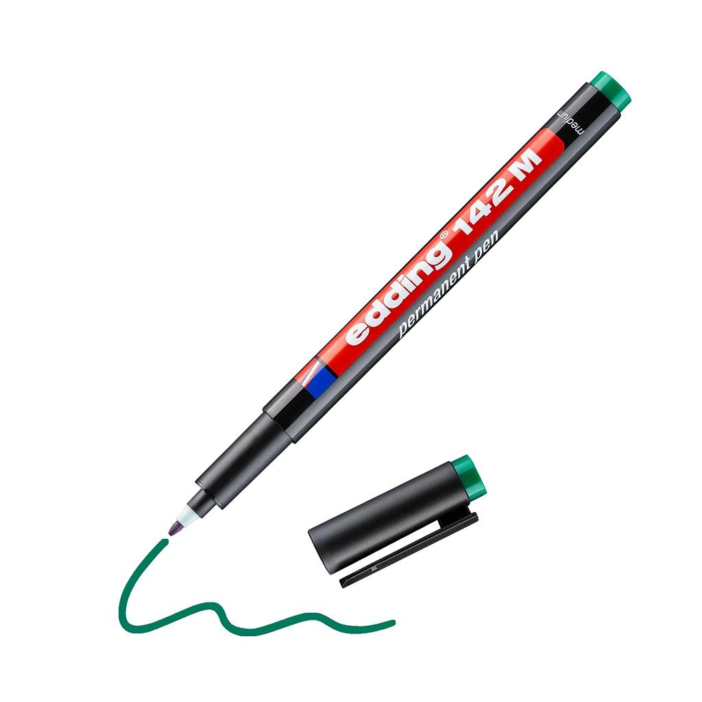 Edding 142M Asetat Kalemi Yeşil x 10 Lu Kutu